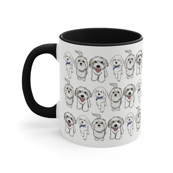 Accent Mug Sacco's love friend dogs design 2022