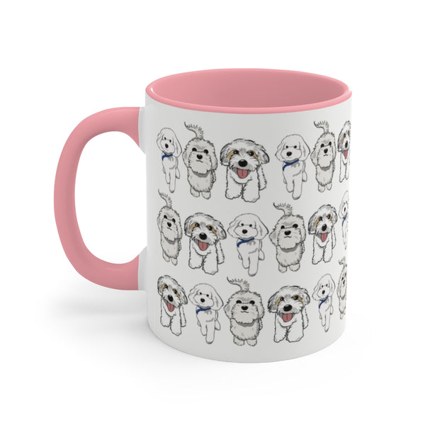 Accent Mug Sacco's love friend dogs design 2022