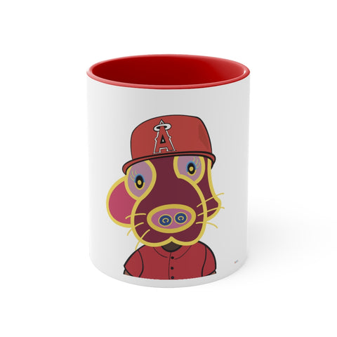 Accent Coffee Mug, 11oz Sacco's Show time baseball design 2022